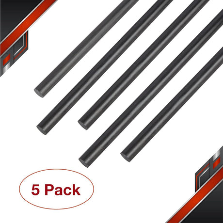 200mm ARRIS Carbon Fiber Rod for RC Airplane DIY Craft 1mm to 10mm Matte Pole 5PCS