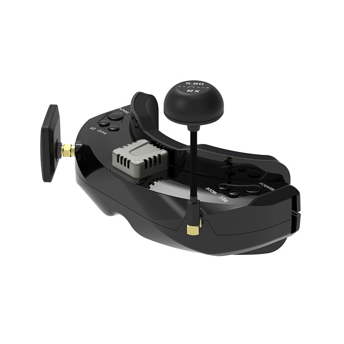 SKYZONE SKY02O 5.8Ghz 600x400 OLED DVR FPV Goggles with SteadyView Receiver HeadTracker Black Color