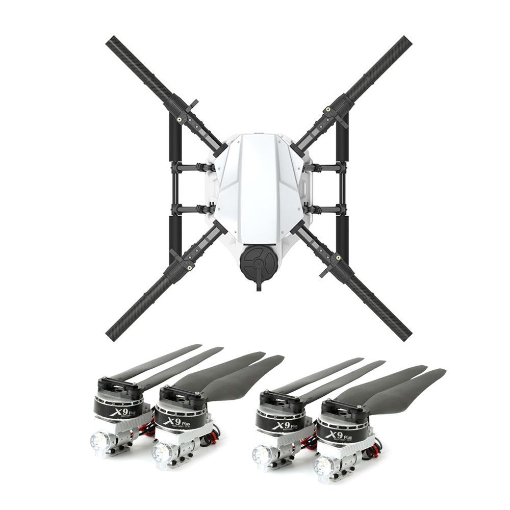 EFT E420P 4 Axis 22L 22KG Heavy Load Agriculture Spraying Drone with X9 Plus Power System