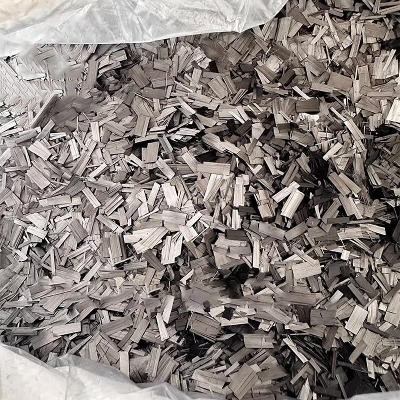 2.2LB Carbon Fiber Chopped Strands – Conductive Reinforced Short Cut Fibers, 5/10/15/20mm Random Forged Flakes & Strips, Factory Direct