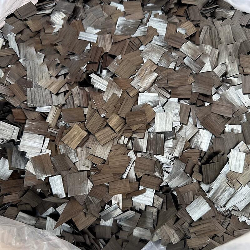 2.2LB Carbon Fiber Chopped Strands – Conductive Reinforced Short Cut Fibers, 5/10/15/20mm Random Forged Flakes & Strips, Factory Direct