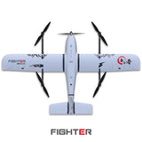 Makeflyeasy Fighter (VTOL Version) Aerial Survey Carrier Fixe Wwing UAV Aircraft Mapping VTOL Wing PNP Version
