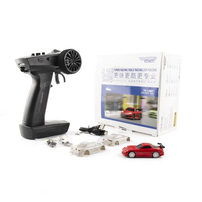 Turbo Racing C71 1:76 Scale Remote Control Sports Car - RTR