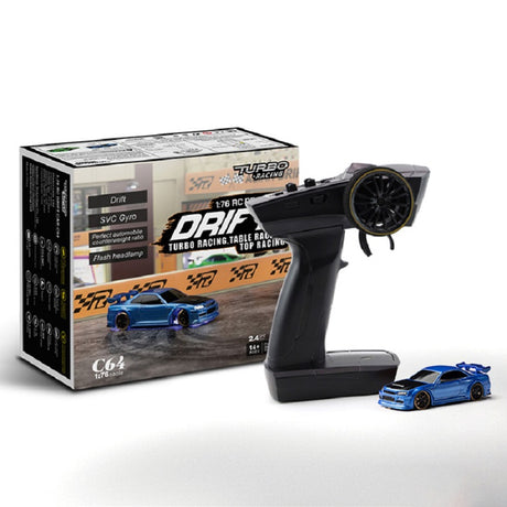 Turbo Racing 1:76 C64 Drift RC Car Remote Control RTR Car