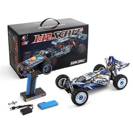 WLtoys 124017 1:12 4WD RC Car 75KM/H High Speed Off-Road Racing Car Brushless 4300KV Motor 0.7M 19T RTR