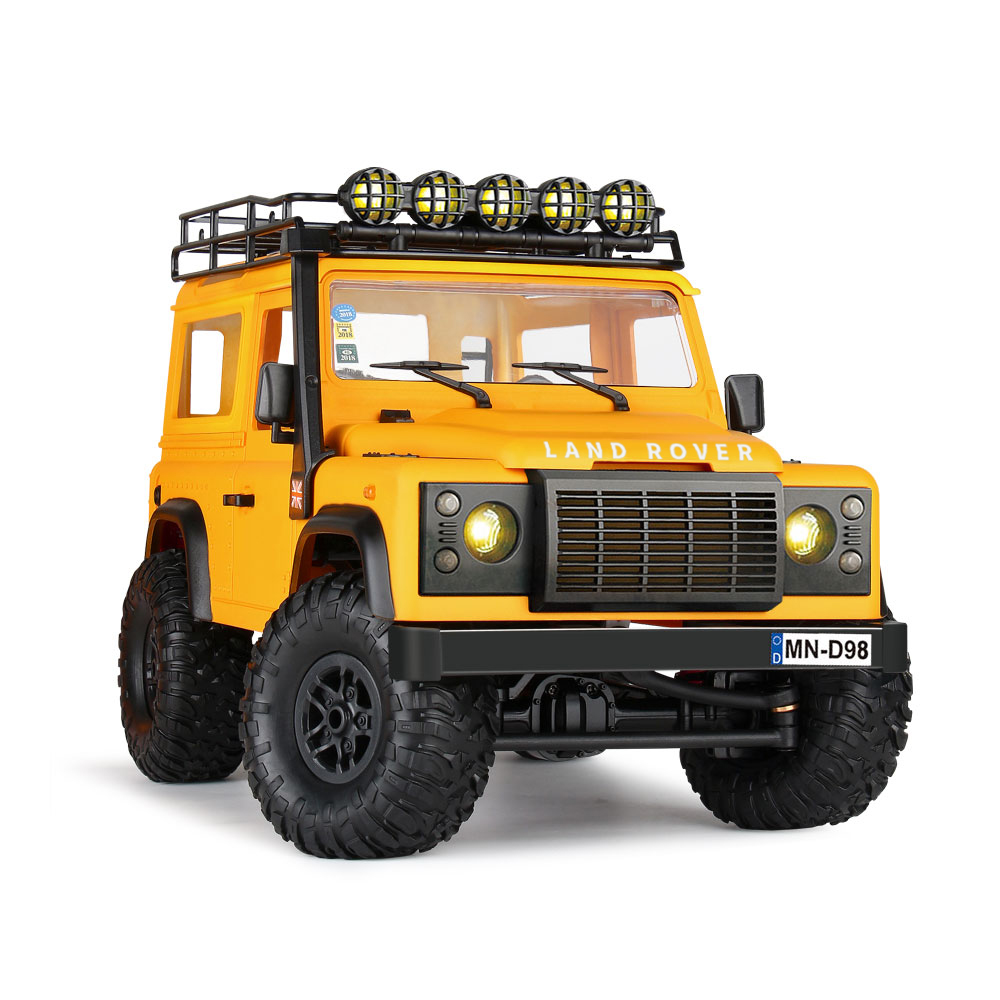 MN98 1:12 RC RTR Car 2.4G 4WD RTR Version RC Rock Crawler Defender Pickup Remote Control Truck for Boys Gifts Toys