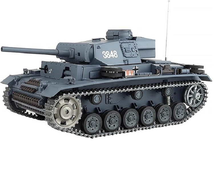 Henglong 1:16 3848-1Pro Professional Edition German Panzer III Type L RC Midium Tank RTR