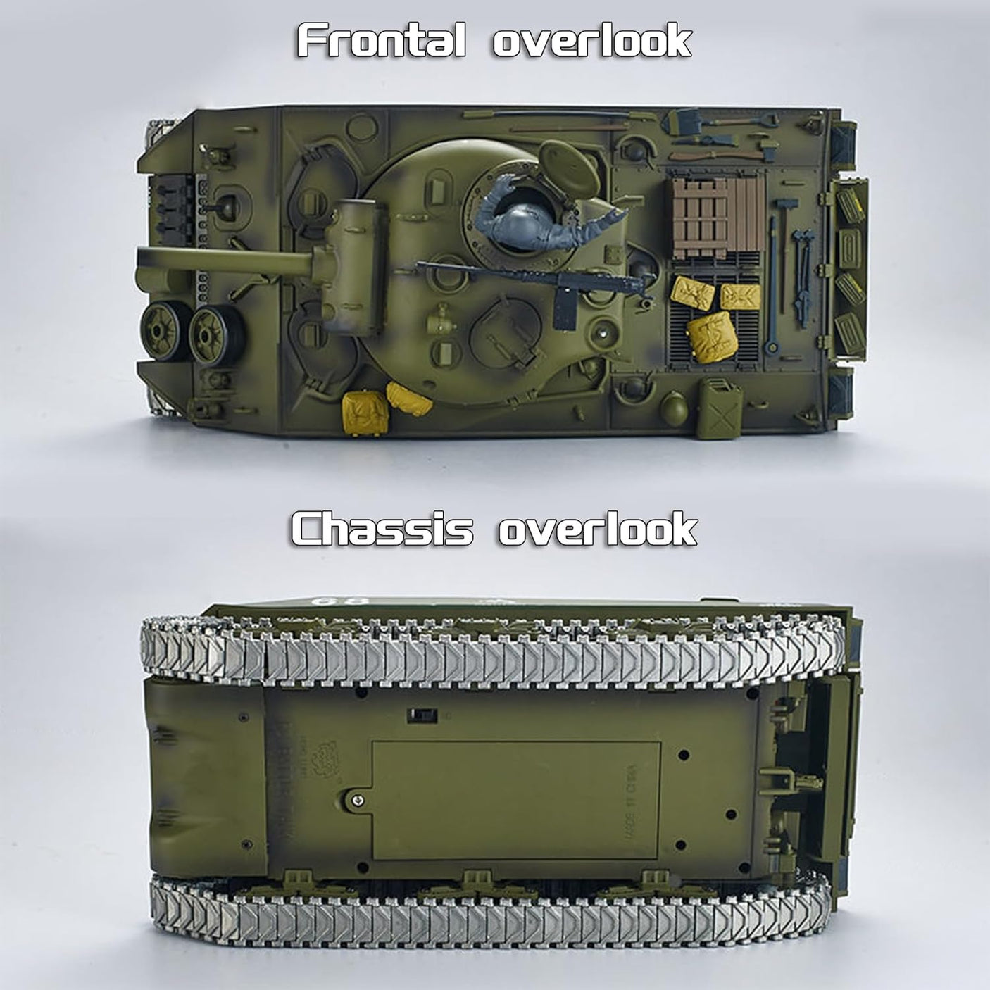 Henglong 1:16 3898-1 Professional US M4A3 Sherman RC Main Battle Tank RTR