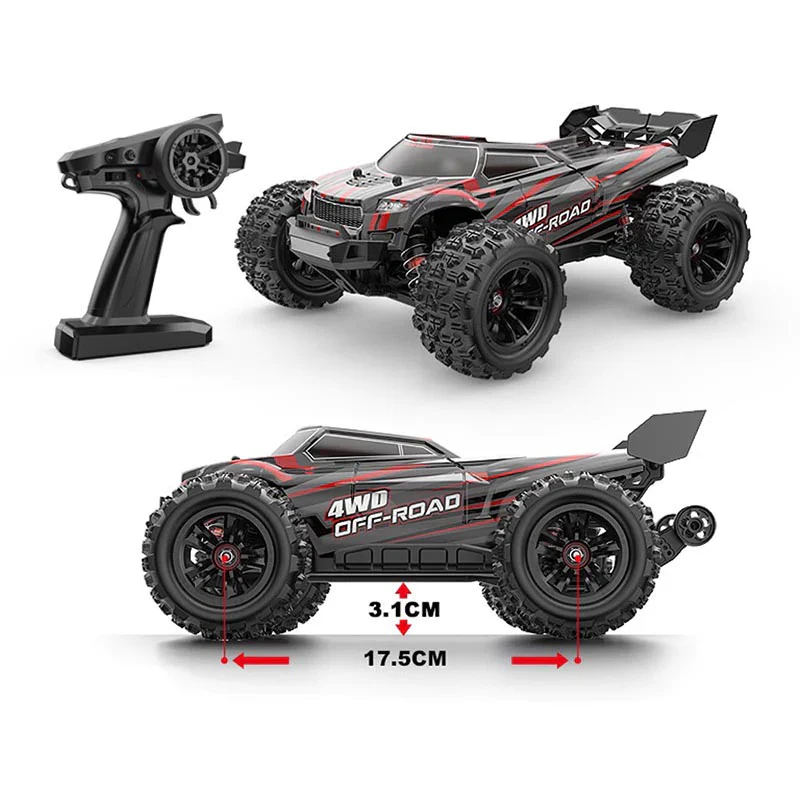 MJX 16210 1/16 4WD Off-Road Brushless High Speed RC Car Truck  45km/h with 2pcs Batteries