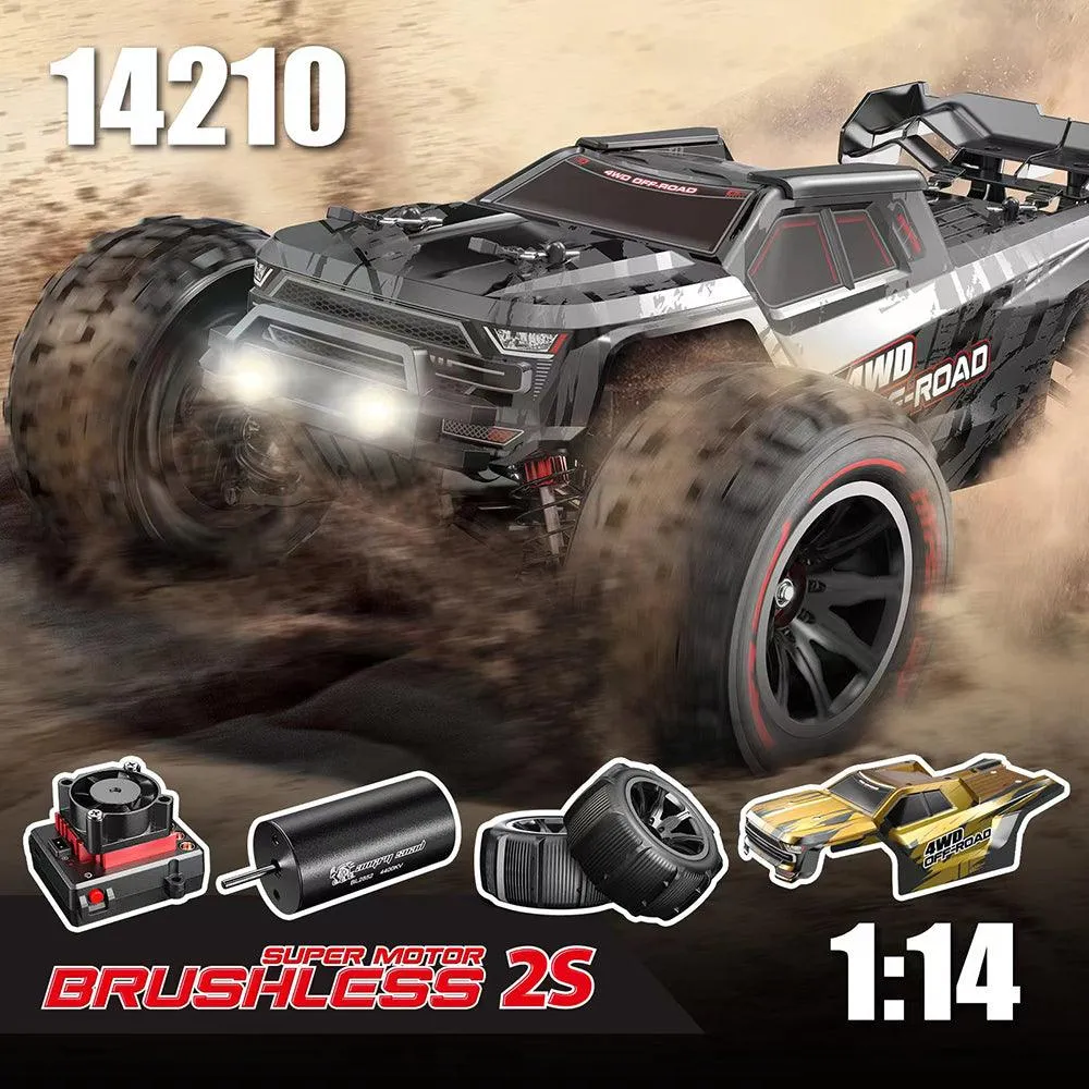 MJX 14210 HYPER GO 1/14 RC Car Brushless High Speed RC Car 55km/h with 2pcs Batteries