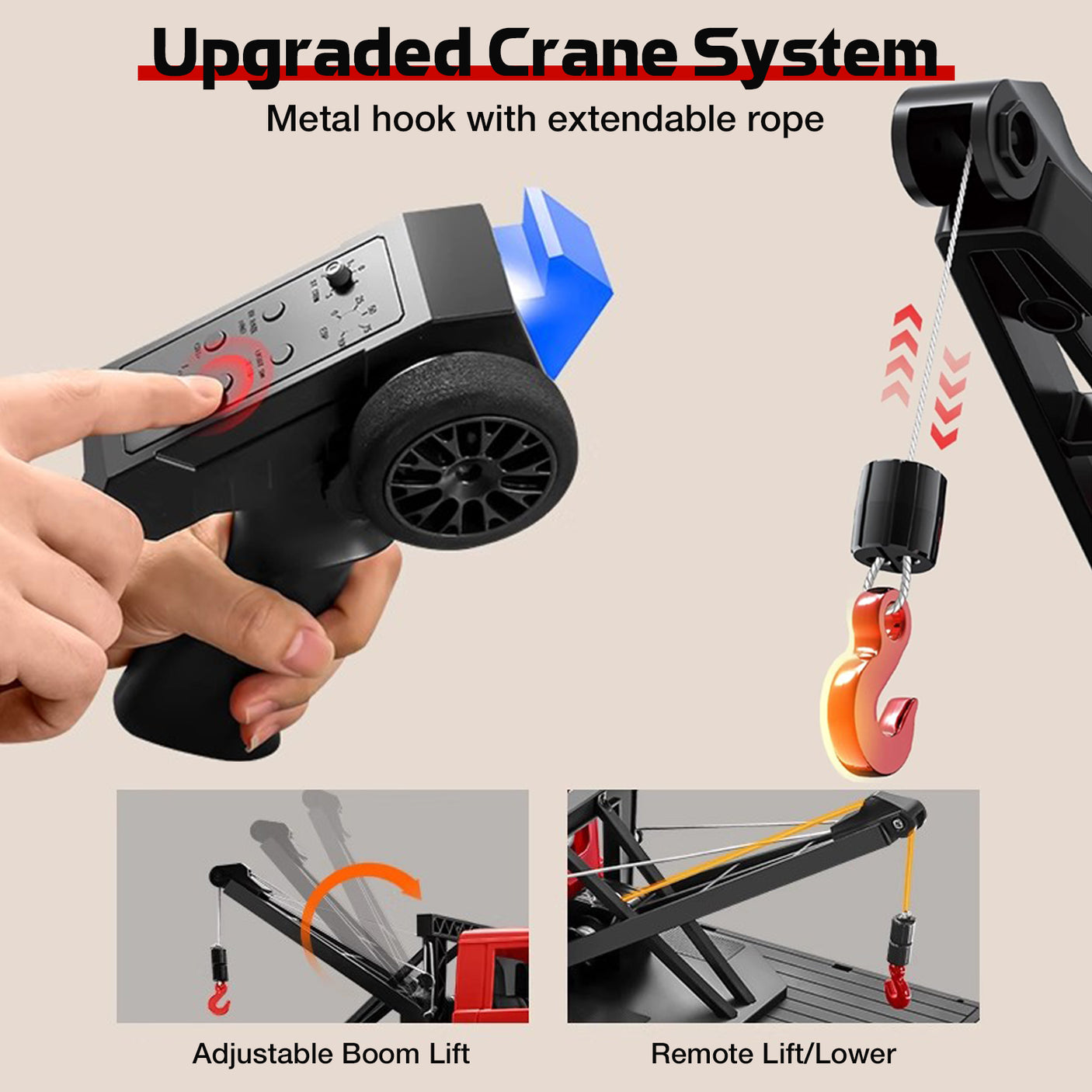 MNRC MN82T 1/12 2.4G 4WD RC Car Rock Crawler RTR Pick-up Trail Truck