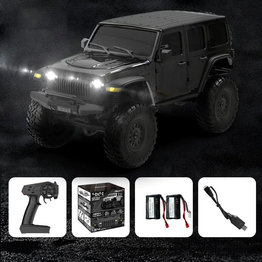 ARRIS RCX24 78701 1:24 2.4G Off Road 4WD RC Rock Crawler Car with 2pcs Batteries