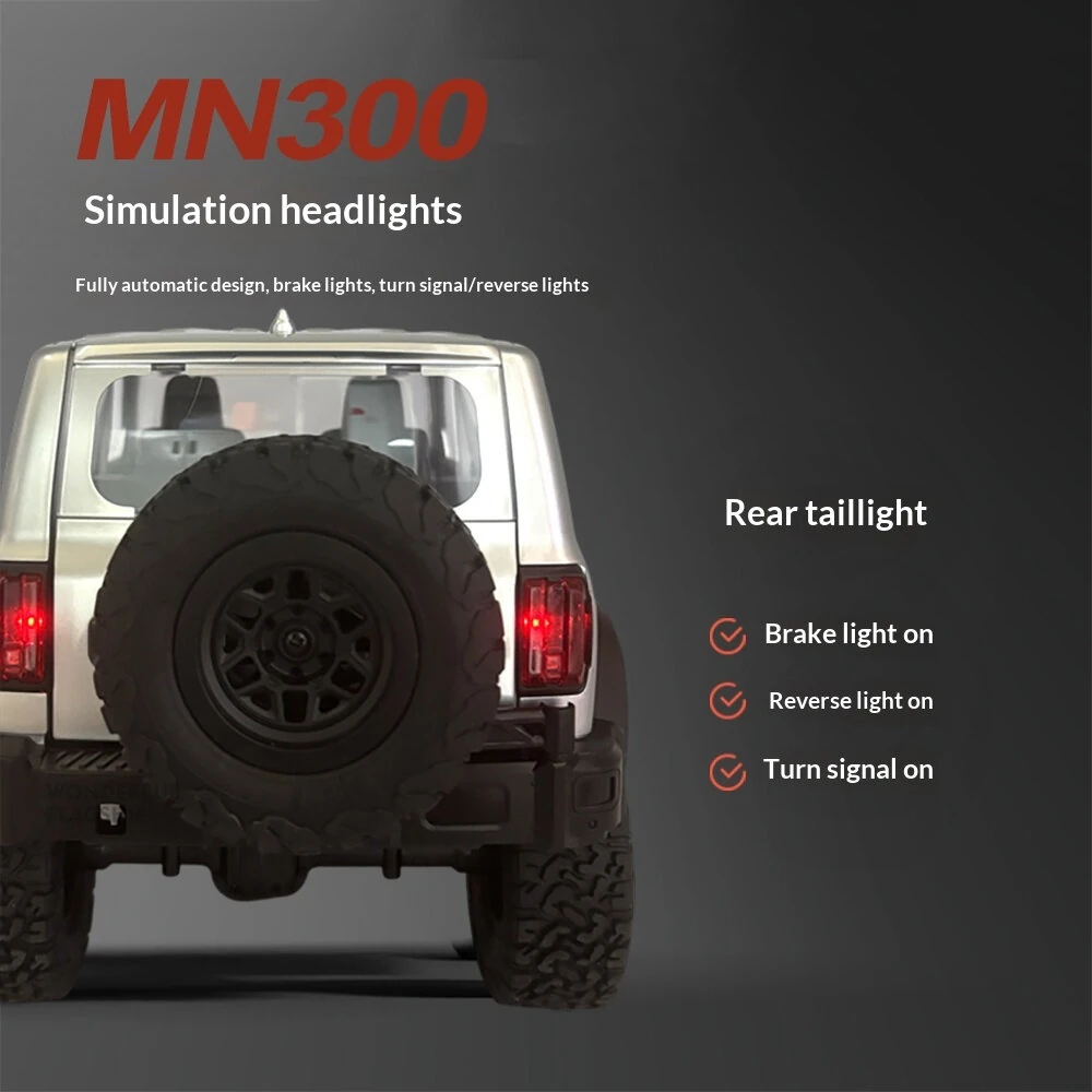 MNRC MN300 1:12 4WD Off-Road RC Crawler Car RTR