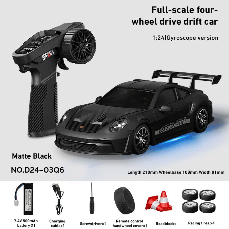 Free Shipping! Hstar D24 1:24 4WD Full Proportional RC Drift Car RTR 25KM/H