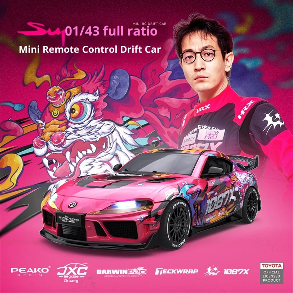 JXC SP4301 Supra 1087x 1:43 4WD Mini RC Drift Car RTR 10KM/H
