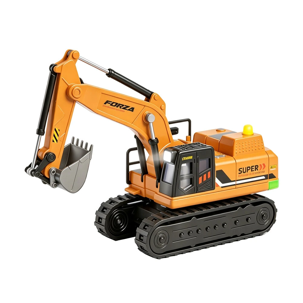 WLtoys 6402 1/64 2.4G Alloy Mini RC Excavator 340° Rotation Desktop Toys RTR