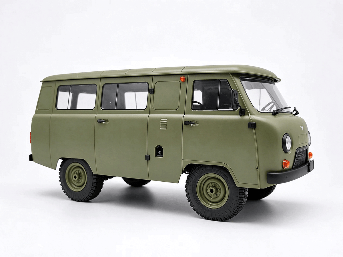 WPL C104 1:12 4WD OFF-Road UAZ-452 Bread Loaf Van Truck RC Car RTR 5-8KM/h