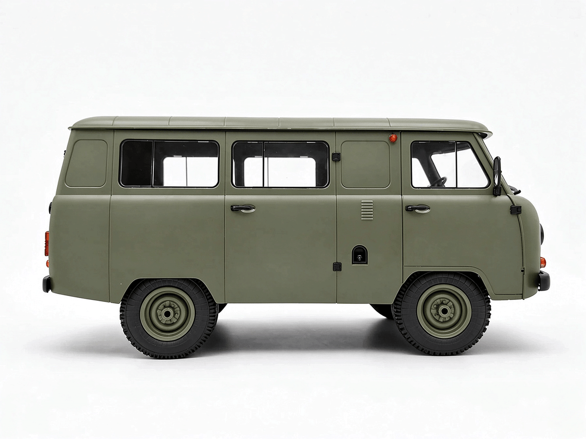 WPL C104 1:12 4WD OFF-Road UAZ-452 Bread Loaf Van Truck RC Car RTR 5-8KM/h