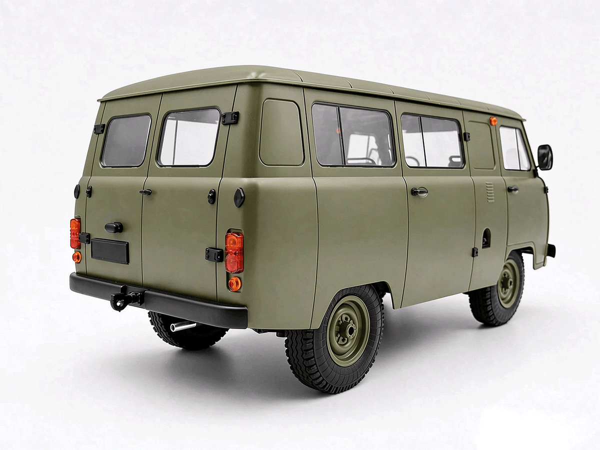 WPL C104 1:12 4WD OFF-Road UAZ-452 Bread Loaf Van Truck RC Car RTR 5-8KM/h