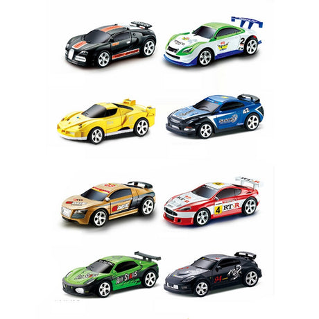 RCWING Multicolor Coke Can Mini RC Radio Remote Control Micro Racing Car Hobby Vehicle Toy Gift (1pcs)