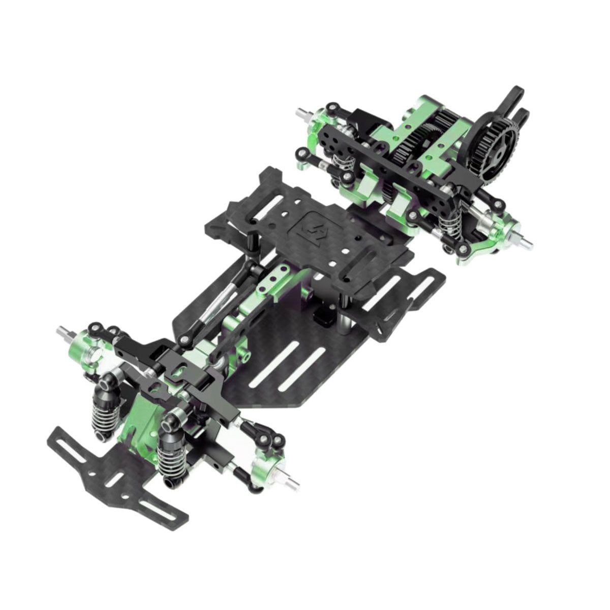 TG Super Fire 1/24 1/28 Scale Drift RC Car Chassis