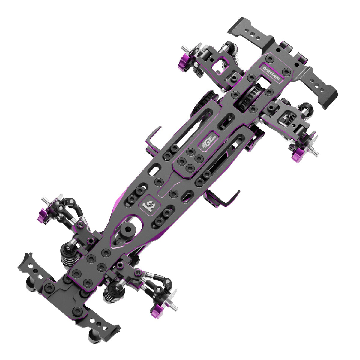 TG Super 1:24 ULTRA RWD Metal Drift RC Car Chassis KIT