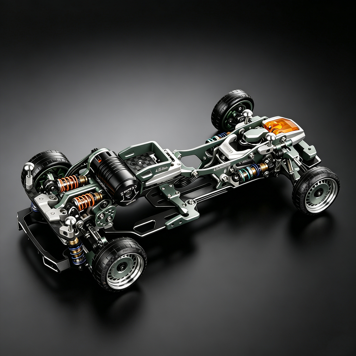 LSD Mono Full OP Version 1/24 Rear-Wheel RC Drift Car Chassis – rc