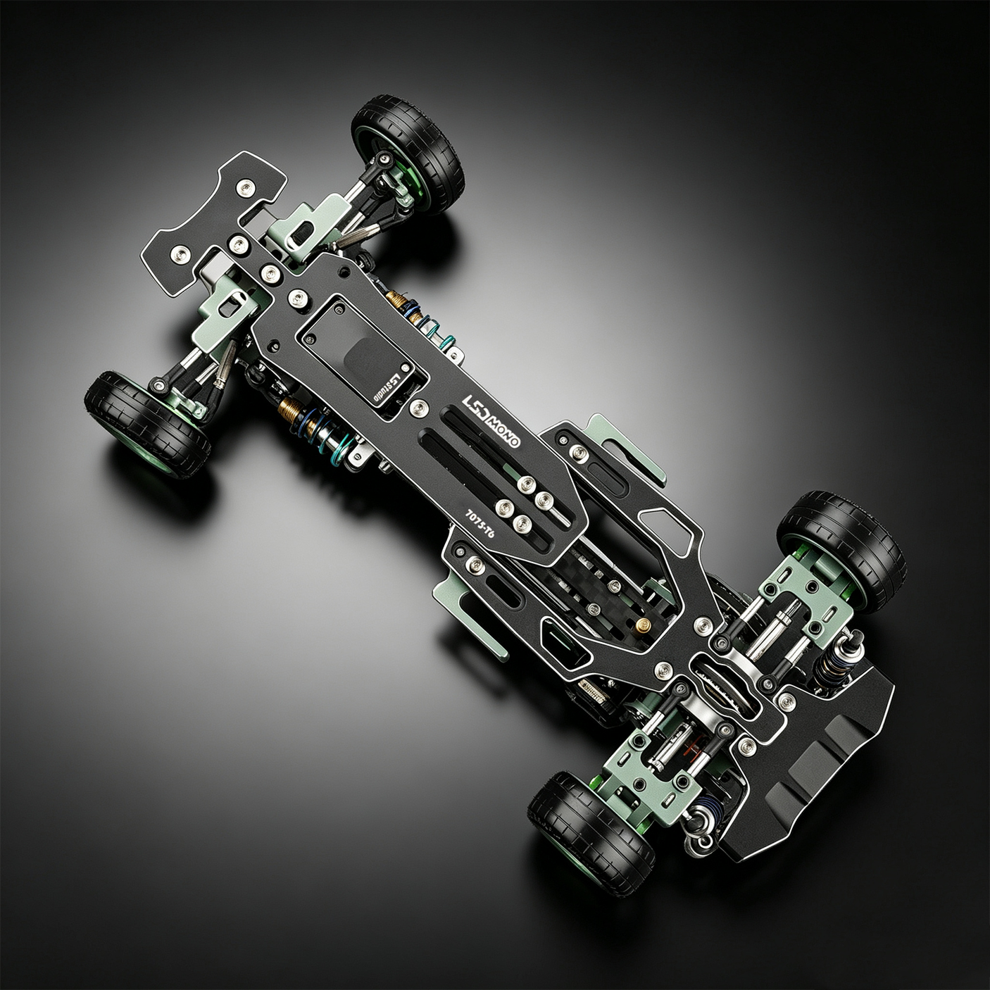 LSD Mono Full OP Version 1/24 Rear-Wheel RC Drift Car Chassis