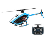 YXZNRC F280 2.4G 6CH 6-Axis Gyro 3D6G RC Helicopter Dual Brushless Direct Drive Motor Flybarless RTF with Jumper T20 Radio