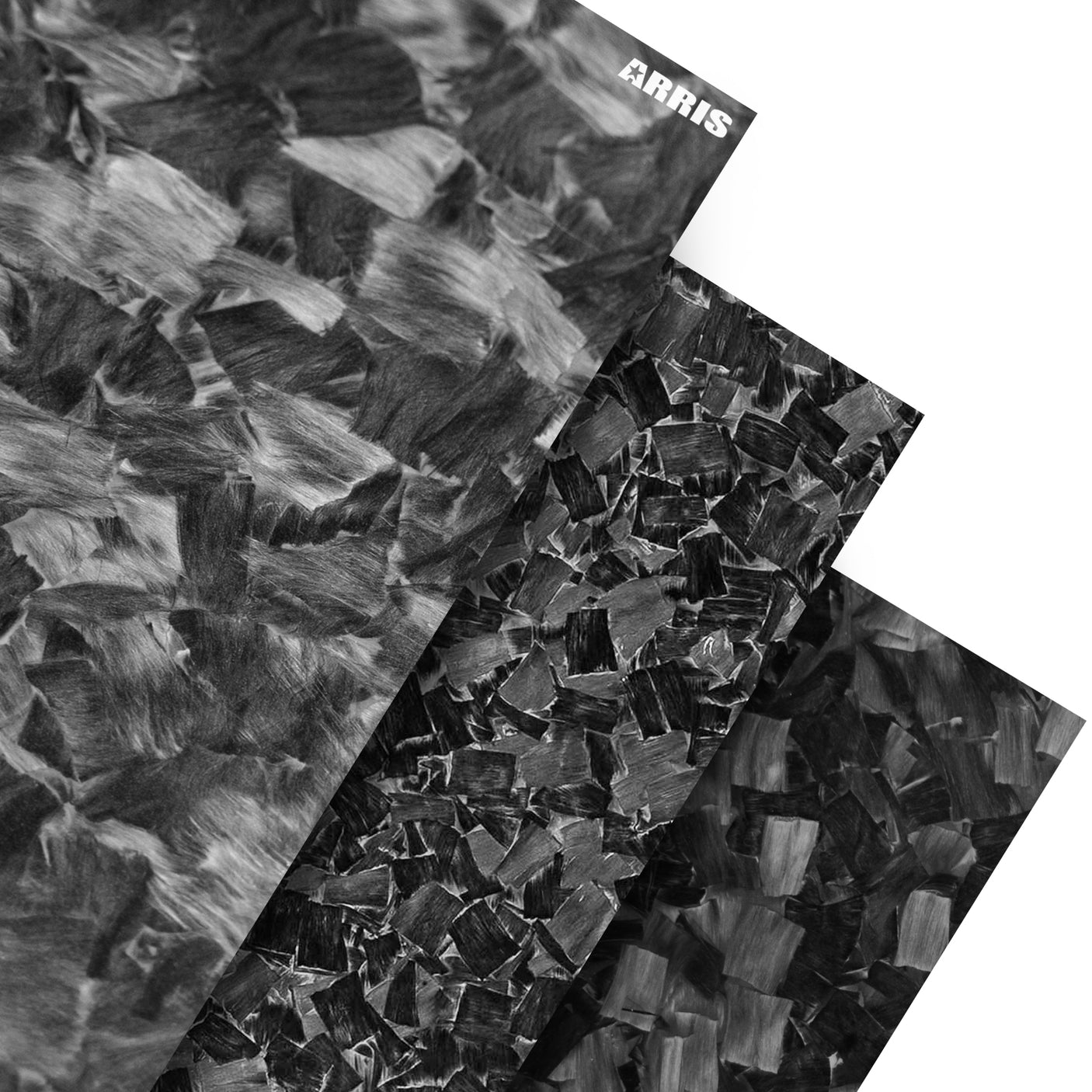 ARRIS Black Forged Pattern Matt Carbon Fiber Sheet 200x300mm 1-4mm Thickness Sheet