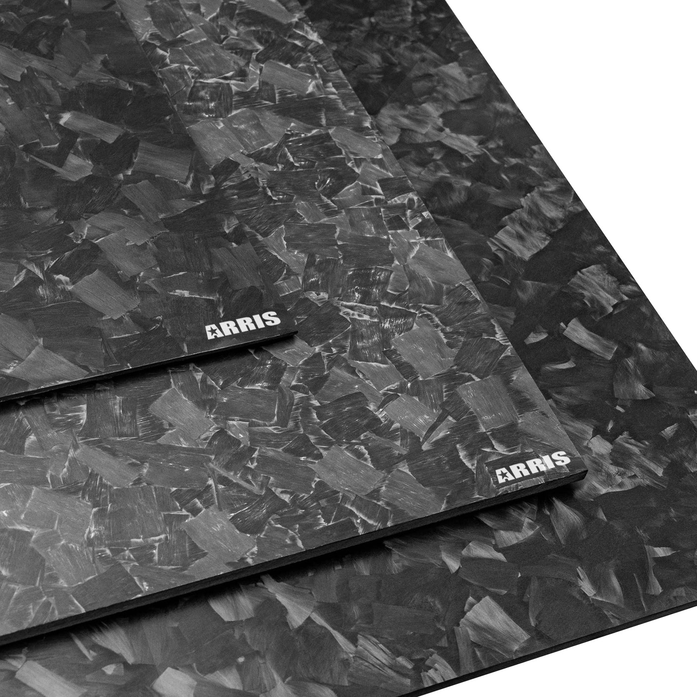 ARRIS Black Forged Pattern Matt Carbon Fiber Sheet 200x300mm 1-4mm Thickness Sheet