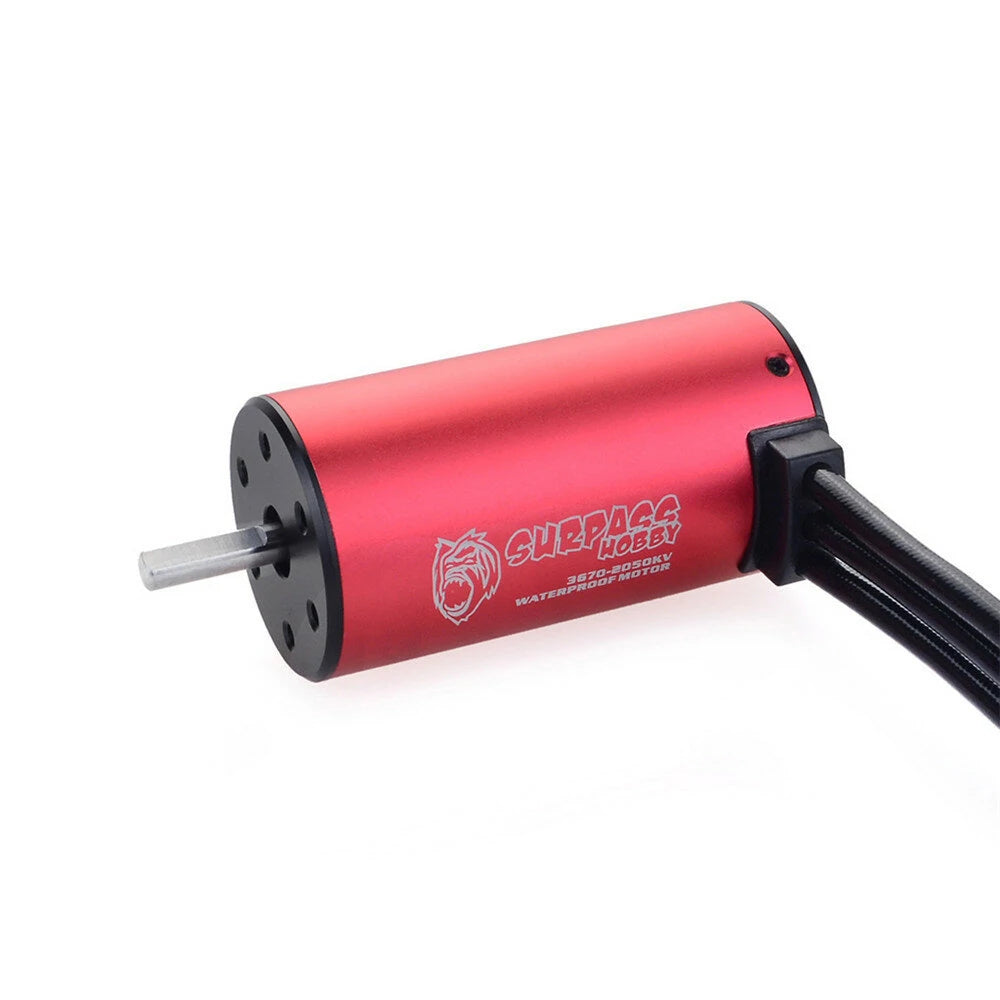 Surpass Hobby 3670 2050KV Waterproof Brushless Motor for RC Car Boat