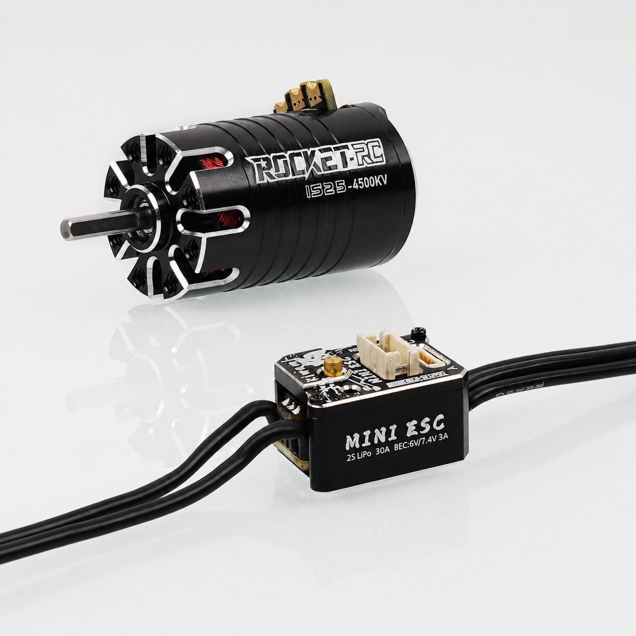 SURPASS HOBBY ROCKET-RC 1525 Sensored Brushless Motor and 30A ESC Combo for Mini-Z Mini-Q 1/28 1/32 RC Car