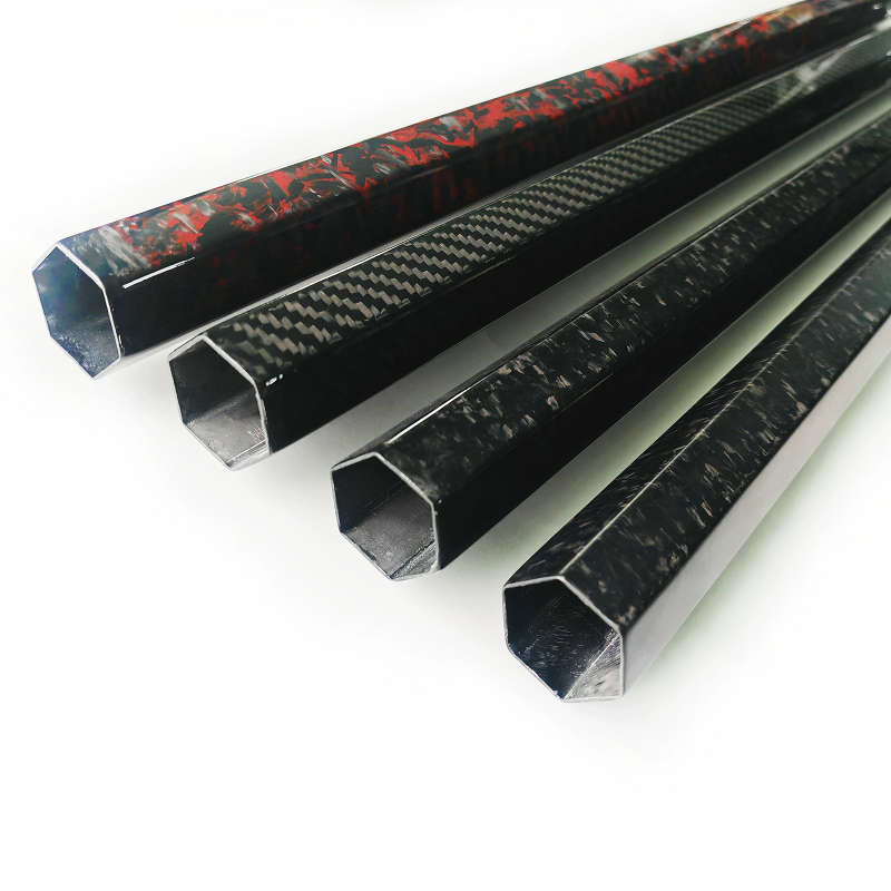16mm O.D. 14mm I.D. 16x14x500mm 16mm 3K Roll Wrapped 100% Pure Hexagonal Carbon Tube