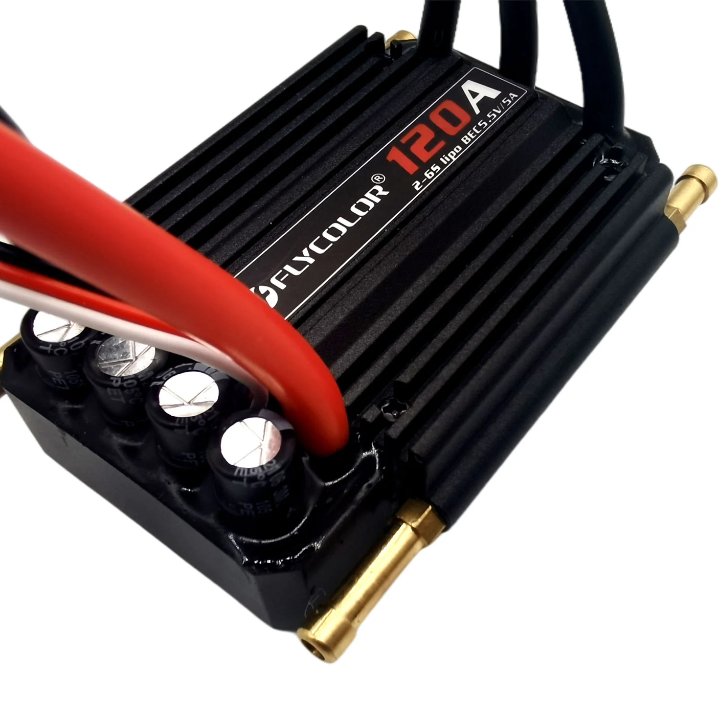 Flycolor 12OA 2-6S Water- Cooled Waterproof ESC for RC Boat Ship 5.5V/5A BEC