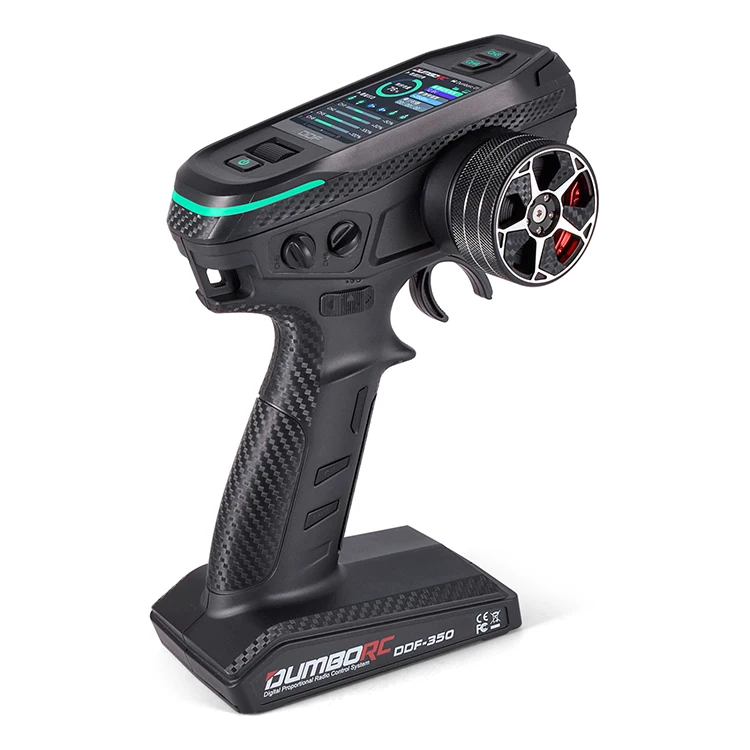 DUMBORC DDF-350 10CH RC Remote Controller 10 Channel 2.4Ghz Transmitter with M1 Handwheel