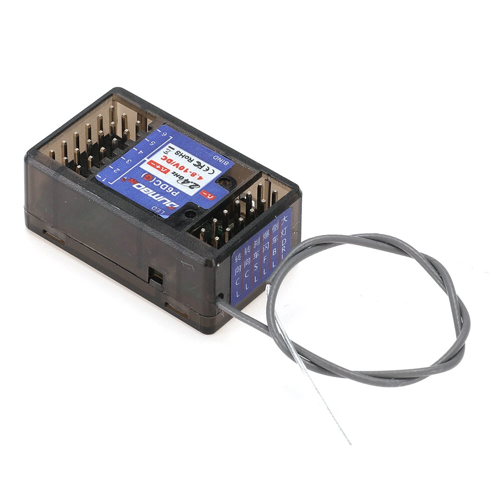 Dumborc 2.4GHz P6DCG P6DC 6CH Receiver with PWM