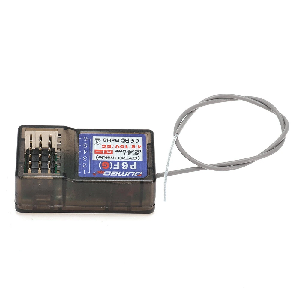 DUMBORC P6F(G) 2.4GHz 6CH RC Receiver Support Gyro for X4 X5 X6 X6PM Radio Transmitter
