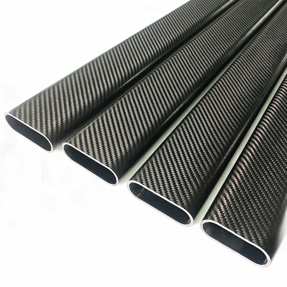 ARRIS Twill High Strength 3K Full Oval Matte Carbon Fiber Tube 500mm
