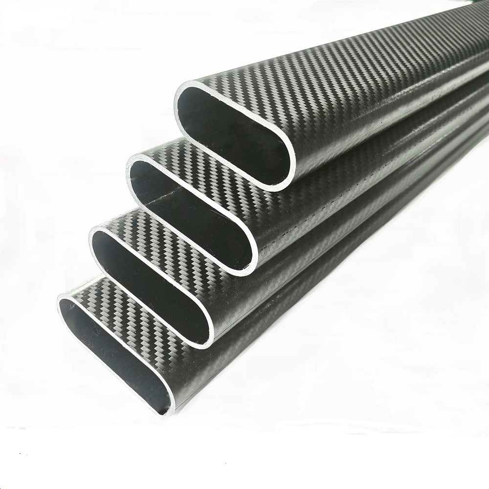 ARRIS Twill High Strength 3K Full Oval Matte Carbon Fiber Tube 500mm