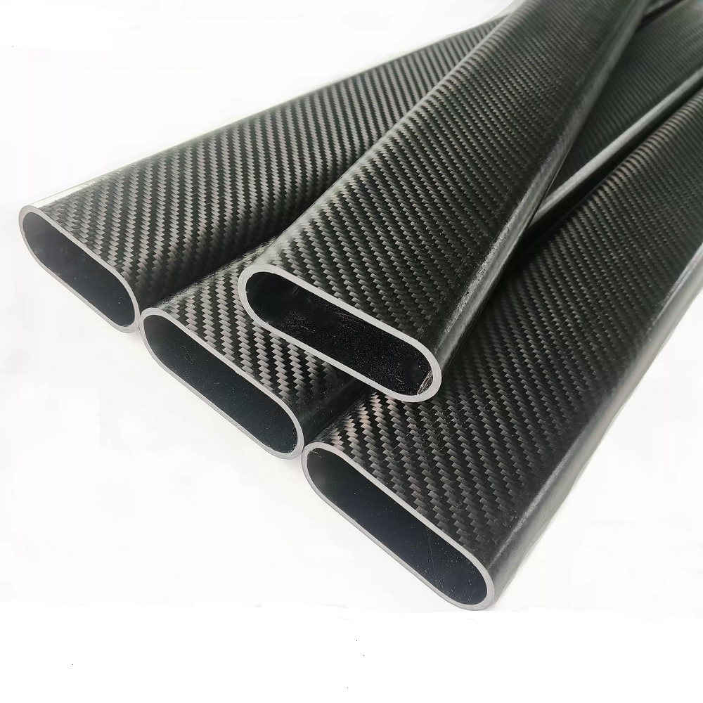 ARRIS Twill High Strength 3K Full Oval Matte Carbon Fiber Tube 500mm