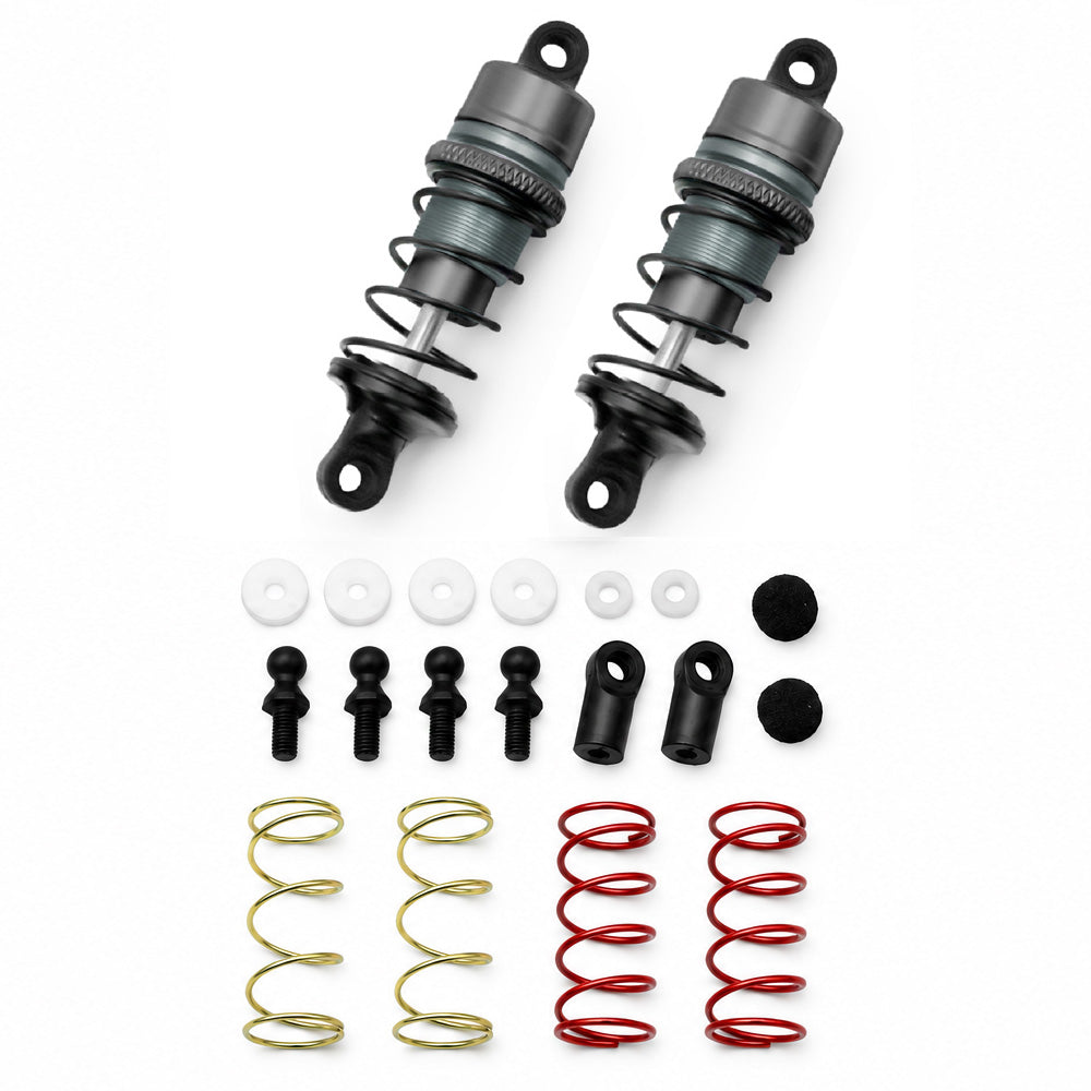 63mm Aluminum Oil-Filled Shock Absorbers for 1/10 RC Touring & Drift Cars (2PCS)