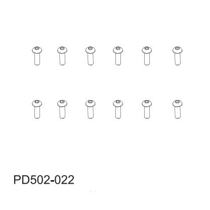 PDracingTK10,TR10 Car Bearings Screws Parts