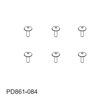 PDracingTK10,TR10 Car Bearings Screws Parts
