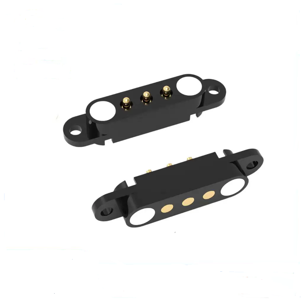 3-Pin Magnetic Connector (Male & Female) with Mounting Ears for RC Drift Car Body