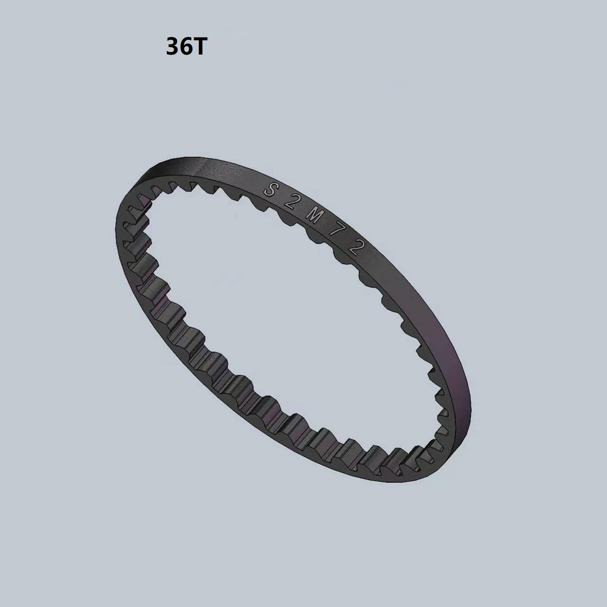 Universal Curved-Tooth Belt for Mini-Z/RC Cars 33T/34T/36T/37T