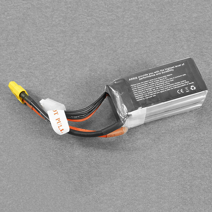 ARRIS 4S 14.8V 1500mAh 80C Graphene LiPo Battery (3 PCS)