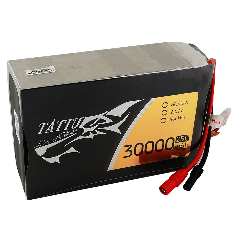 Tattu G-Tech 22.2V 30000mAh 25C 6S1P Lipo Battery Pack