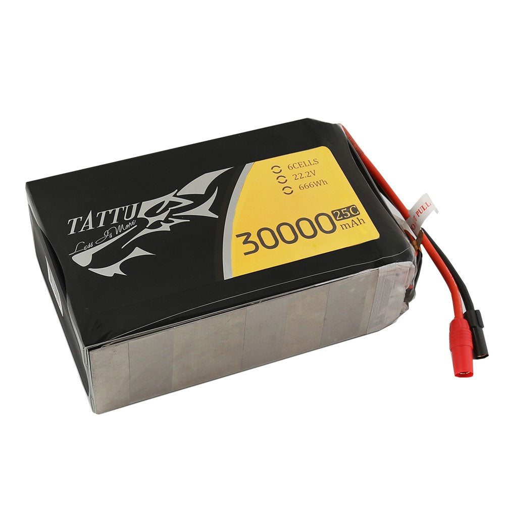 Tattu G-Tech 22.2V 30000mAh 25C 6S1P Lipo Battery Pack