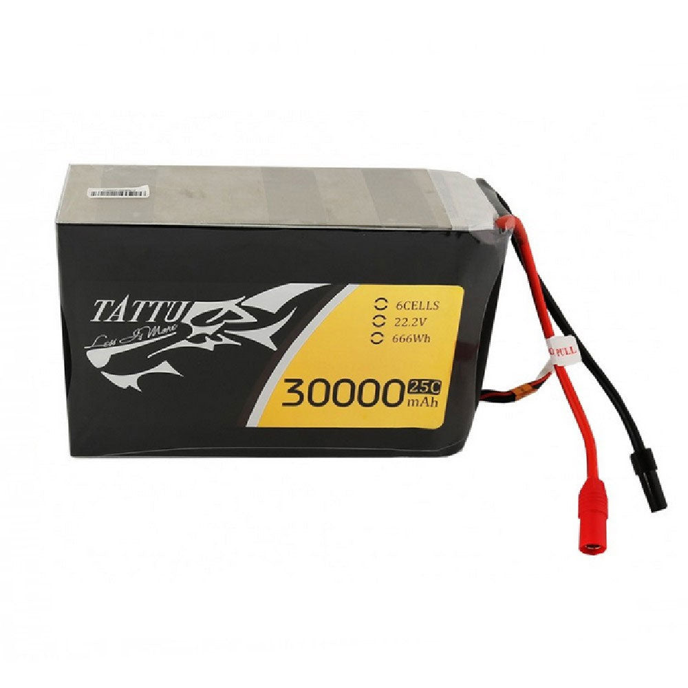 Tattu G-Tech 22.2V 30000mAh 25C 6S1P Lipo Battery Pack